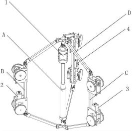 机器人与智能制造项目推介整理——1、一种四支链并联轮式管道机器人